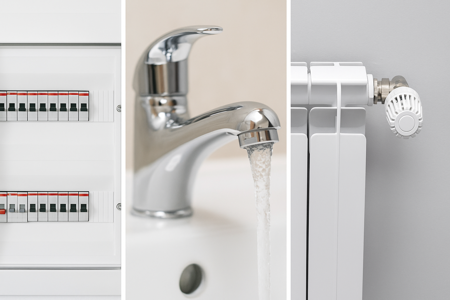 Servicios: Electricidad, Fontanería y Calefacción